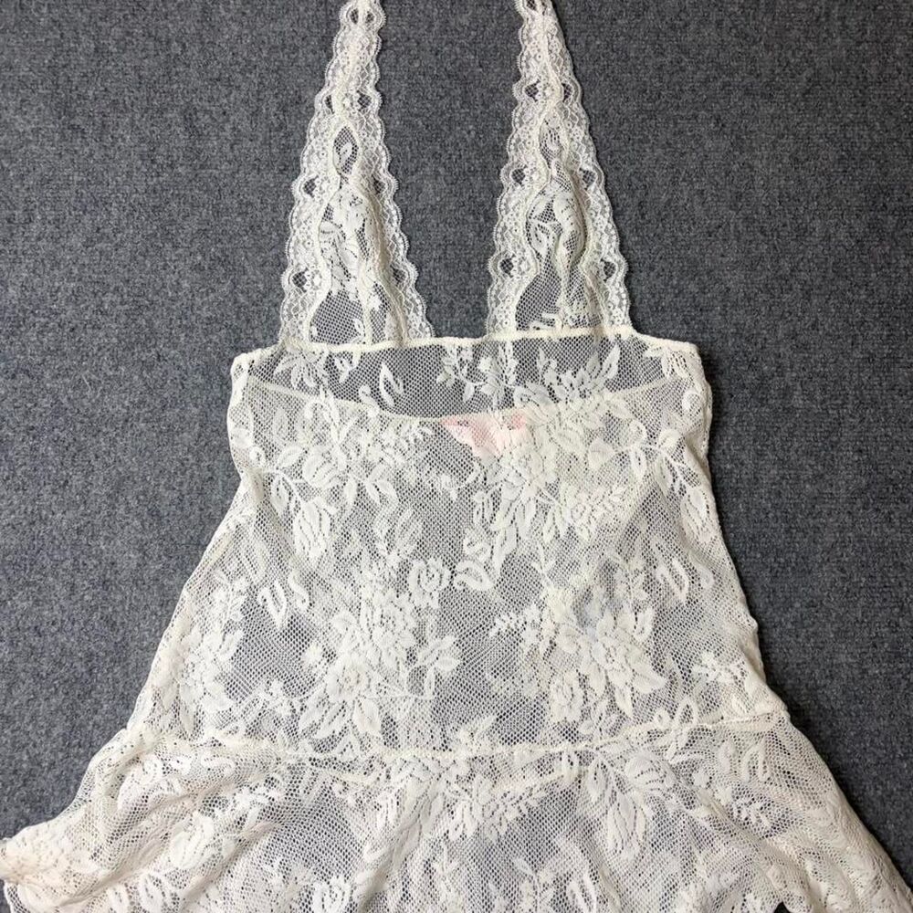Victoria's Secret white lace babydoll lingerie